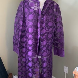 Silk blouse and matching jacket